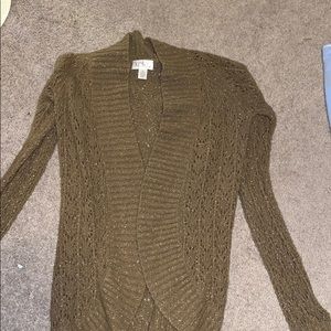 LOFT tan sweater